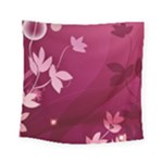 Pink Flower Art Square Tapestry (Small)