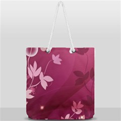 Full Print Rope Handle Tote (Large) 