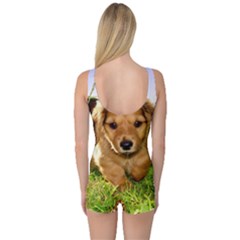 One Piece Boyleg Swimsuit 