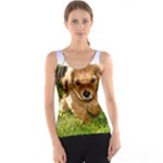 Puppy In Grass Tank Top