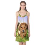 Puppy In Grass Camis Nightgown 