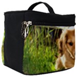 Puppy In Grass Make Up Travel Bag (Big)