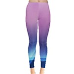 Purple Blue Wave Leggings 