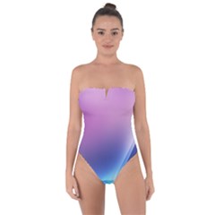 Tie Back One Piece Swimsuit 