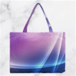 Purple Blue Wave Medium Tote Bag