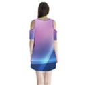 Shoulder Cutout Velvet One Piece 