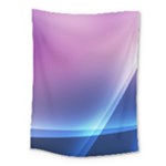 Purple Blue Wave Medium Tapestry