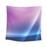 Purple Blue Wave Square Tapestry (Small)