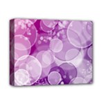 Purple Bubble Art Deluxe Canvas 14  x 11  (Stretched)