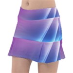 Purple Blue Wave Tennis Skirt