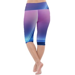 Lightweight Velour Cropped Yoga Leggings 