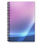 Purple Blue Wave 5.5  x 8.5  Notebook