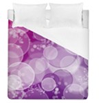 Purple Bubble Art Duvet Cover (Queen Size)