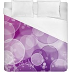 Purple Bubble Art Duvet Cover (King Size)