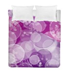 Purple Bubble Art Duvet Cover Double Side (Full/ Double Size)