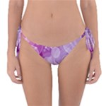 Purple Bubble Art Reversible Bikini Bottom