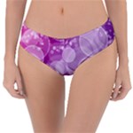 Purple Bubble Art Reversible Classic Bikini Bottoms