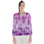 Purple Bubble Art Women s Windbreaker