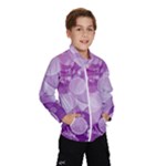 Purple Bubble Art Kids  Windbreaker