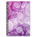 Purple Bubble Art 5.5  x 8.5  Notebook