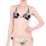 Purple Flower Art Classic Bikini Set