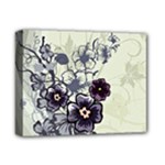 Purple Flower Art Deluxe Canvas 14  x 11  (Stretched)