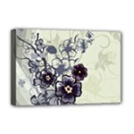 Purple Flower Art Deluxe Canvas 18  x 12  (Stretched)