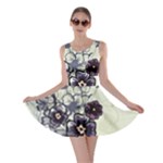 Purple Flower Art Skater Dress