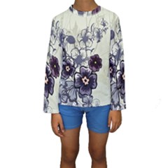 Kids  Long Sleeve Swimwear 