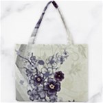 Purple Flower Art Mini Tote Bag