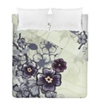 Purple Flower Art Duvet Cover Double Side (Full/ Double Size)