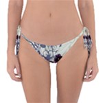 Purple Flower Art Reversible Bikini Bottom