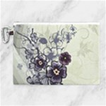 Purple Flower Art Canvas Cosmetic Bag (XL)