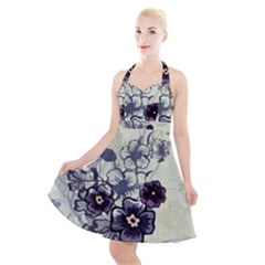 Halter Party Swing Dress  