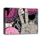 Peace Hand Art Deluxe Canvas 16  x 12  (Stretched) 