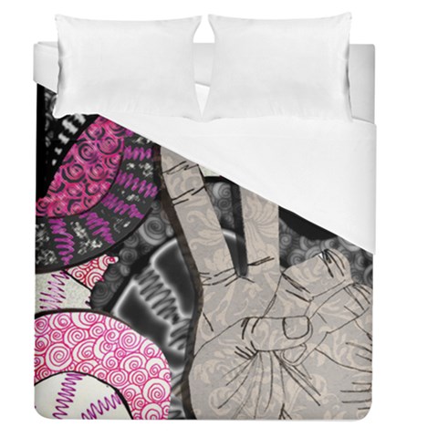 Peace Hand Art Duvet Cover (Queen Size) from ArtsNow.com
