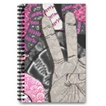 Peace Hand Art 5.5  x 8.5  Notebook