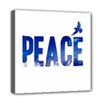 Peace Bird Mini Canvas 8  x 8  (Stretched)