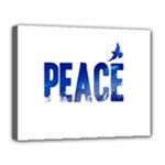 Peace Bird Canvas 14  x 11  (Stretched)