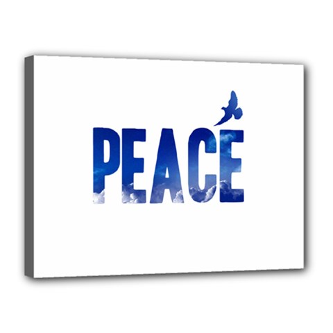 Peace Bird Canvas 16  x 12  (Stretched) from ArtsNow.com