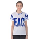 Peace Bird Women s Cotton Tee