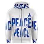 Peace Bird Men s Zipper Hoodie