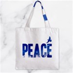 Peace Bird Zipper Grocery Tote Bag