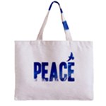 Peace Bird Zipper Mini Tote Bag