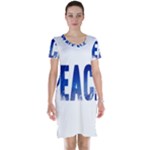 Peace Bird Short Sleeve Nightdress