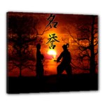 Ninja Sunset Canvas 24  x 20  (Stretched)