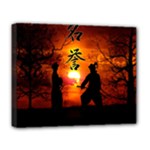 Ninja Sunset Deluxe Canvas 20  x 16  (Stretched)