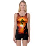 Ninja Sunset One Piece Boyleg Swimsuit