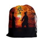 Ninja Sunset Drawstring Pouch (XXL)