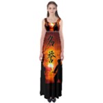 Ninja Sunset Empire Waist Maxi Dress